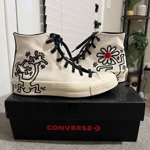 Keith Haring “Converse Chuck Taylor All Star 70 Hi Egret” Size M6/W8